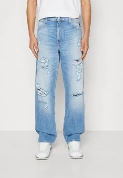 Replay Relaxed Fit Jeans - Medium Blue