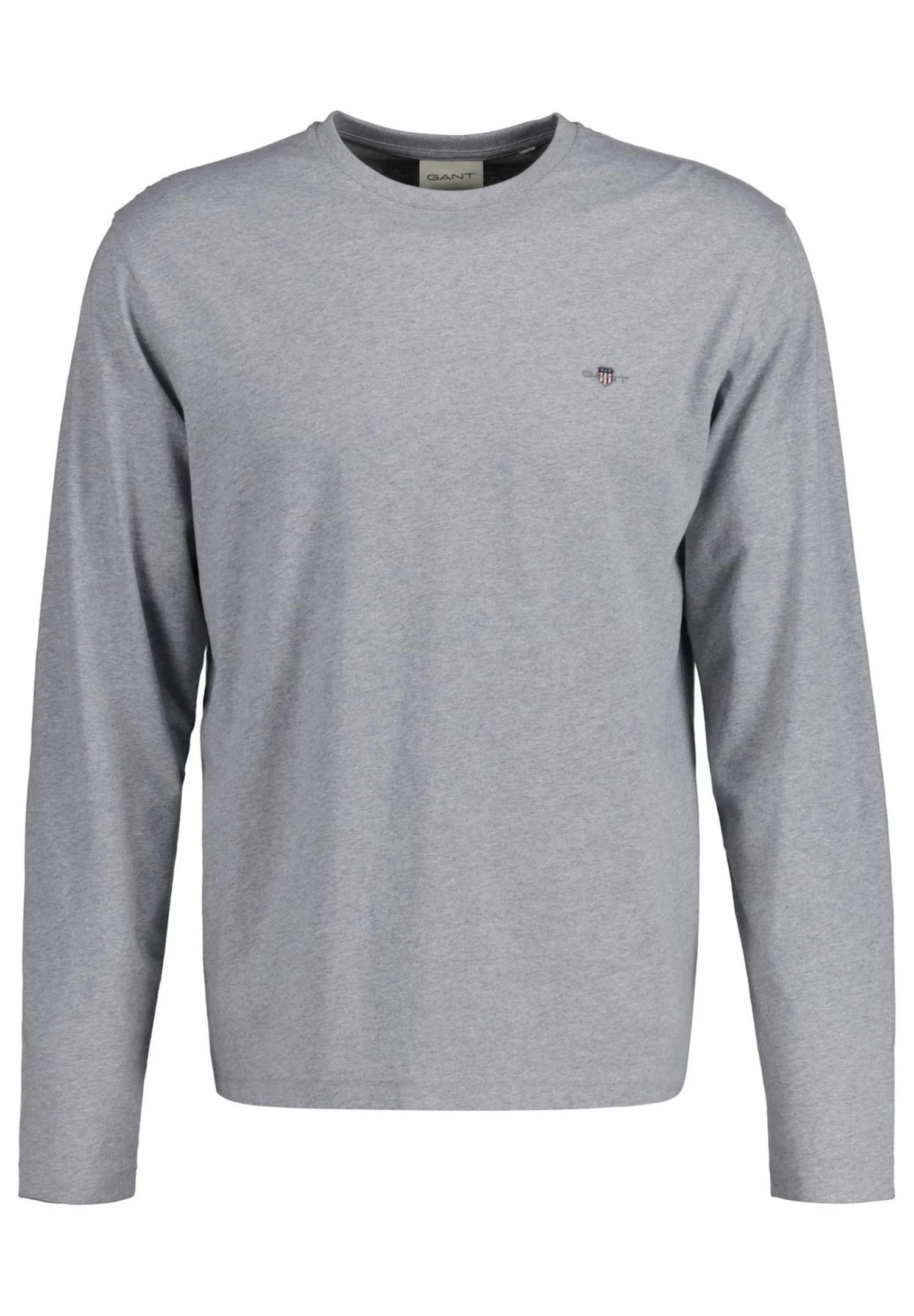 Gant Reg Shield - Long Sleeved Top - Grey Melange