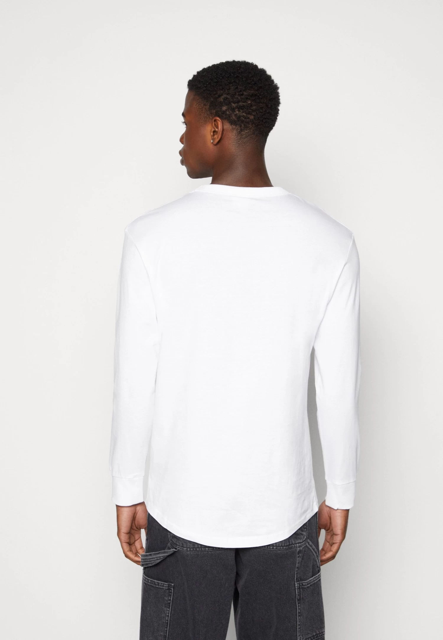 Jack & Jones Jcocord Crew Neck - Long Sleeved Top - White - Image 3