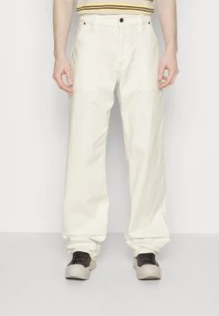 Marc O'Polo Trousers Wide Leg Low Crotch - Relaxed Fit Jeans - Ecru Wash