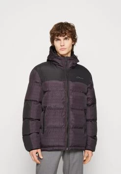 Panelled Logo - Winter Coat - Black