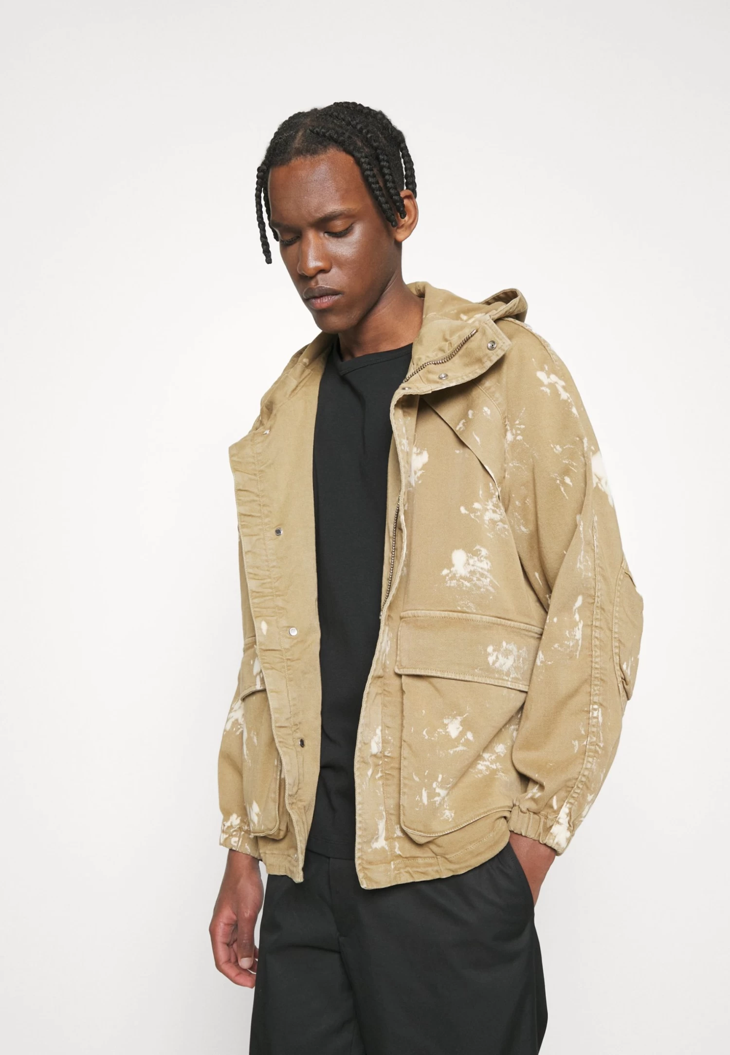 Dondup Giacca Con Cappuccio - Denim Jacket - Terra - Image 4