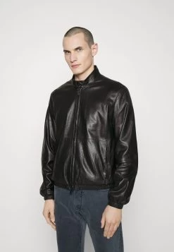Emporio Armani Blouson Jacket - Leather Jacket - Nero