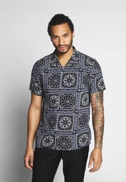 BRAVE SOUL Knell - Shirt - Black/White