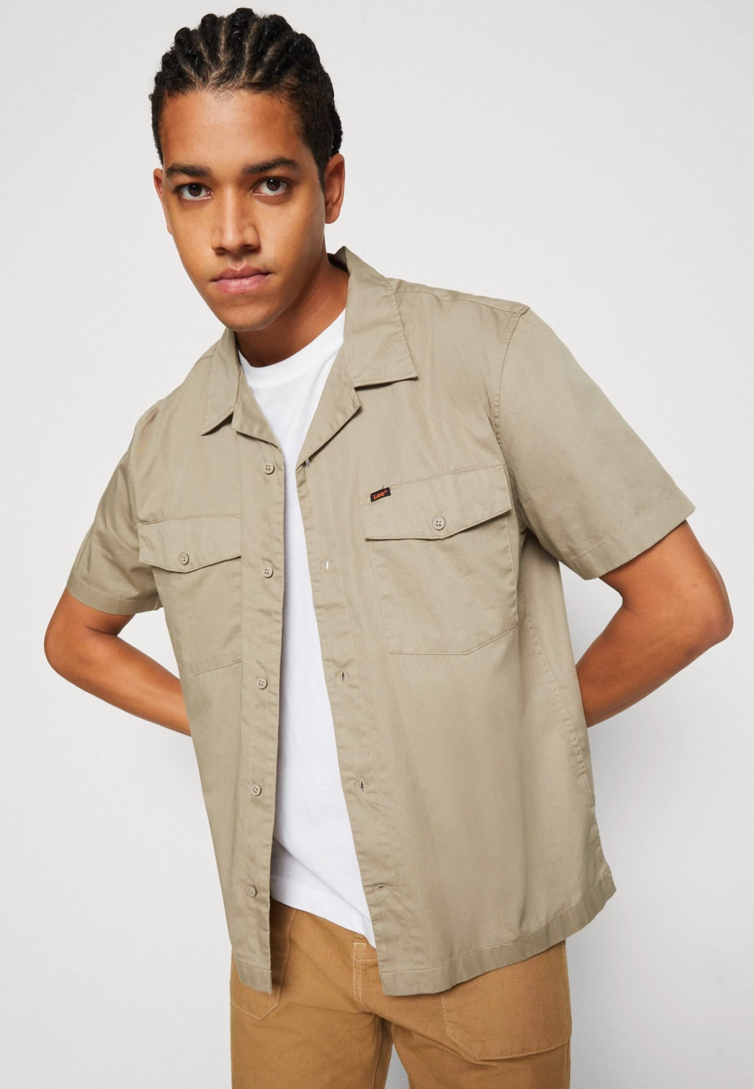 Lee Chetopa Shirt - Shirt - Mushroom - Image 4