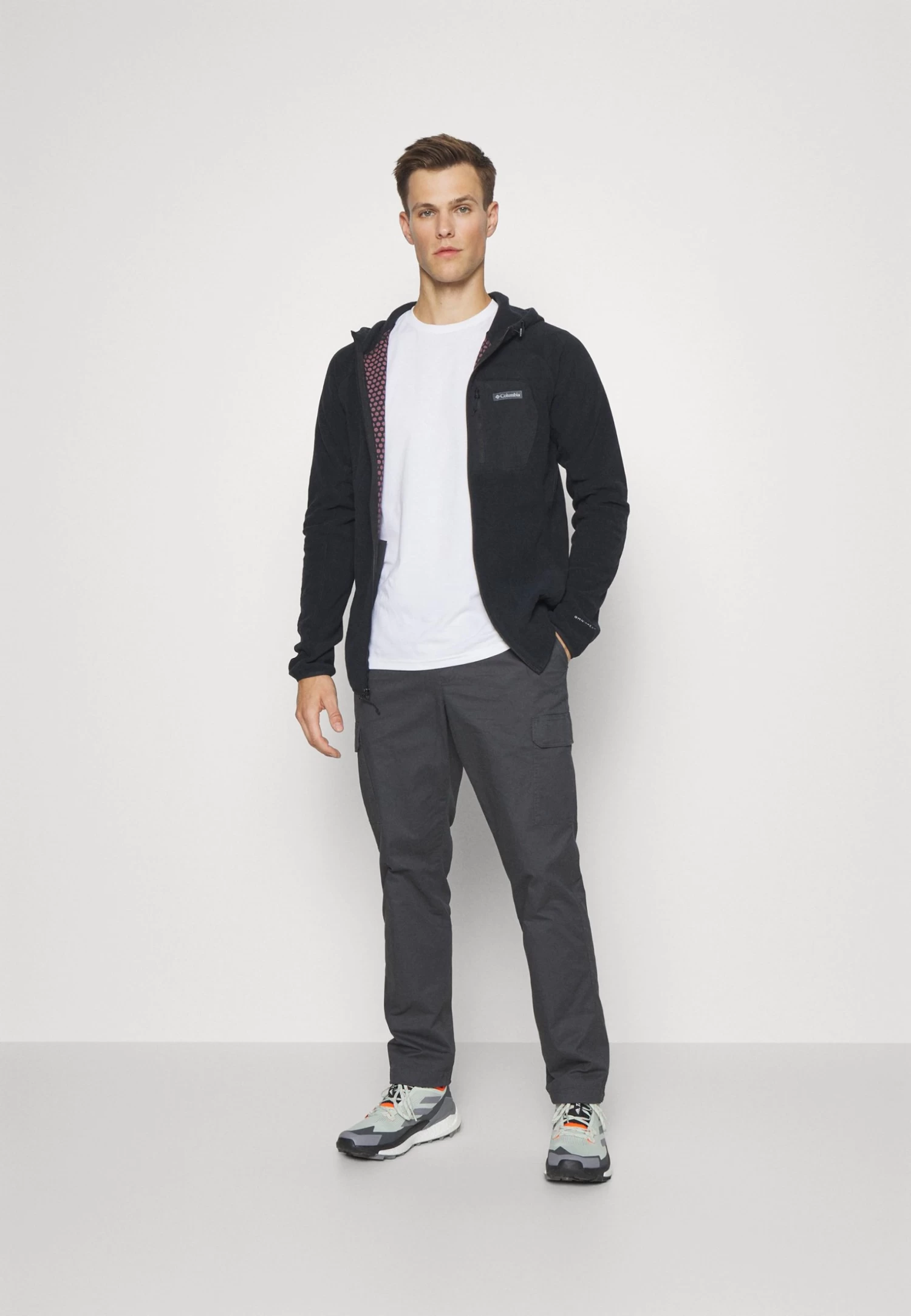 Columbia Outdoor Tracks™ Hooded Full Zip - Fleece Jacket - Black - Image 2