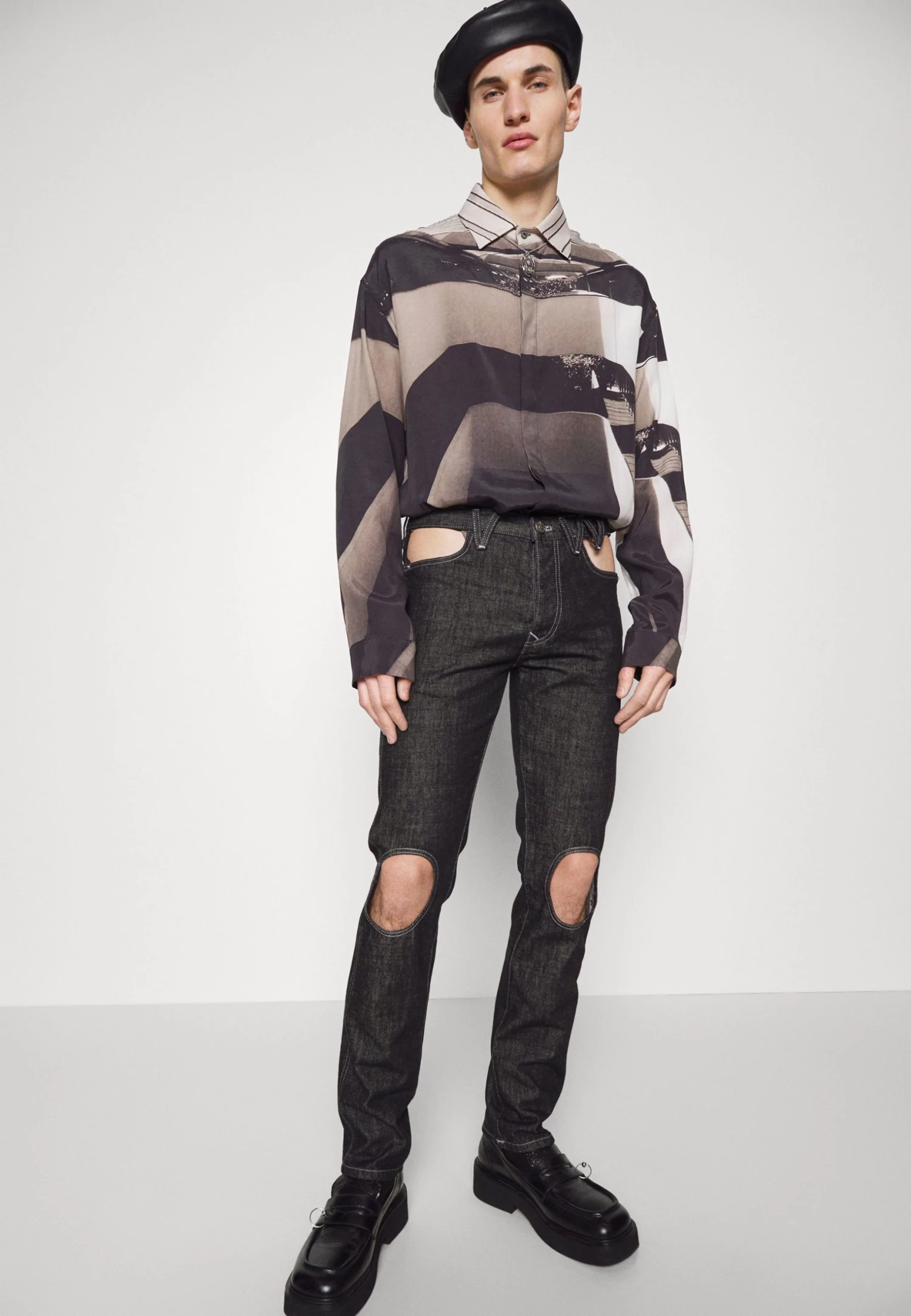 Vivienne Westwood Cut Out Peppe - Slim Fit Jeans - Black - Image 6