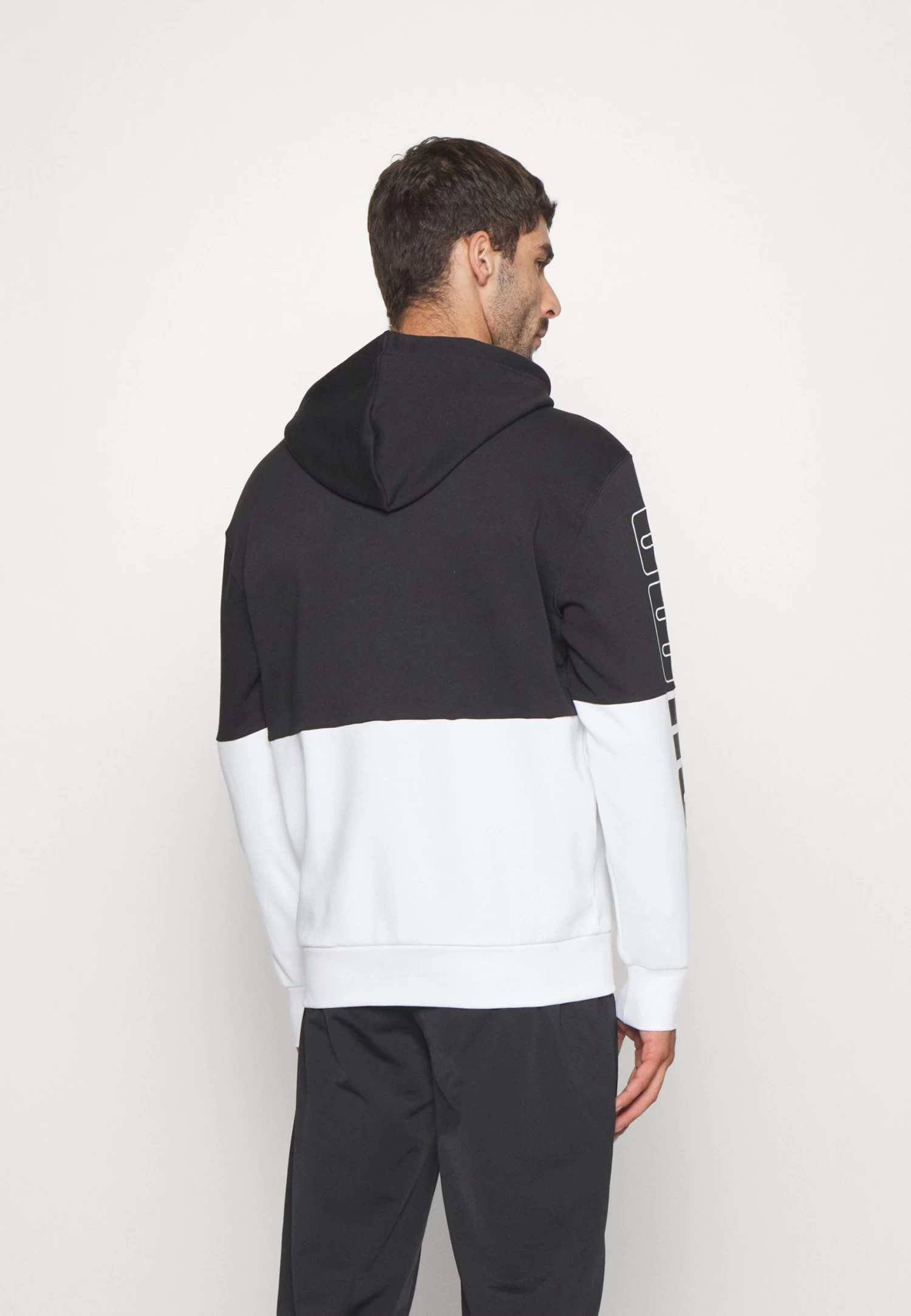 Puma Power Colorblock Full Zip Hoodie - Zip-Up Sweatshirt - Black - Image 3