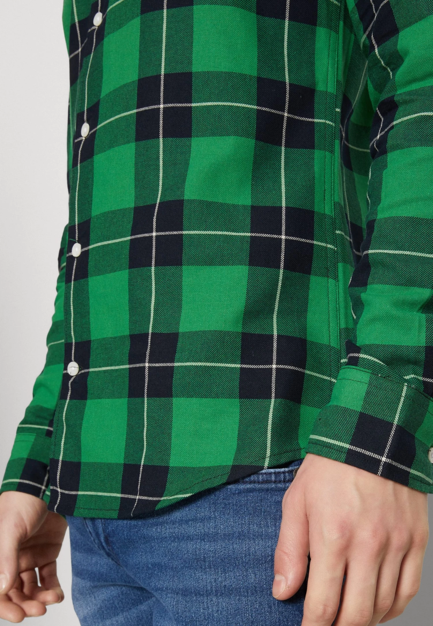 Only & Sons Onsari Slim Shirt - Shirt - Medium Green - Image 6