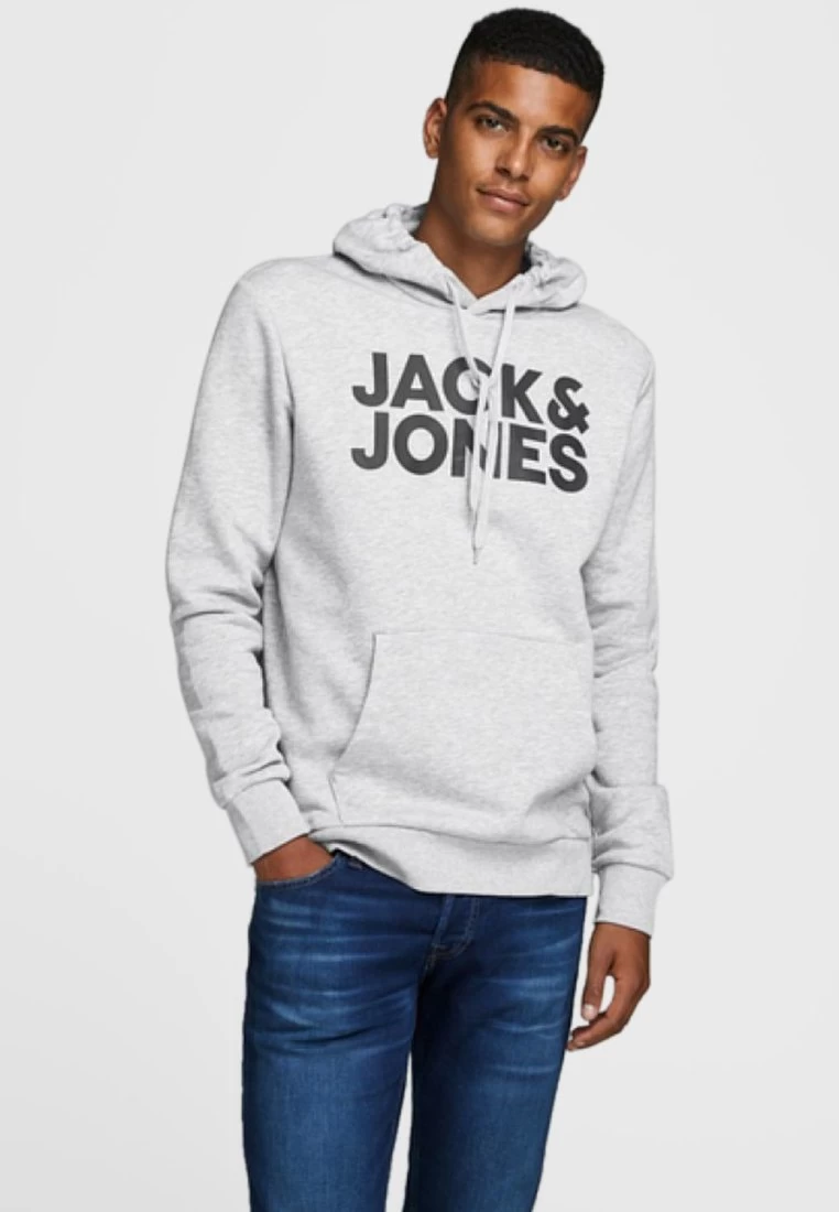 Jack & Jones Hoodie - Light Grey