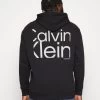 Calvin Klein Matte Back Logo Hoodie - Sweatshirt - Black
