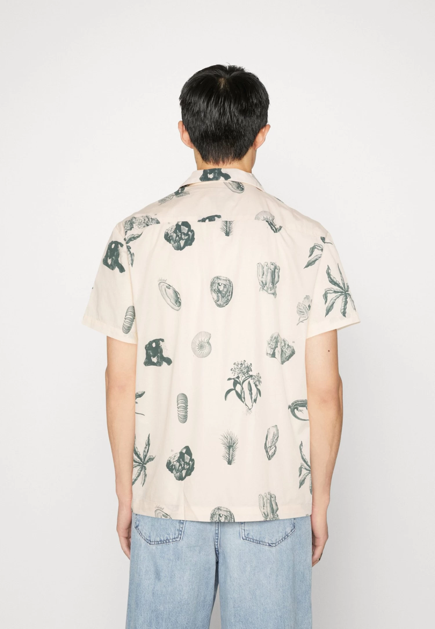 Selected Homme Slhrelaxhenrik - Shirt - Cloud Dancer - Image 3