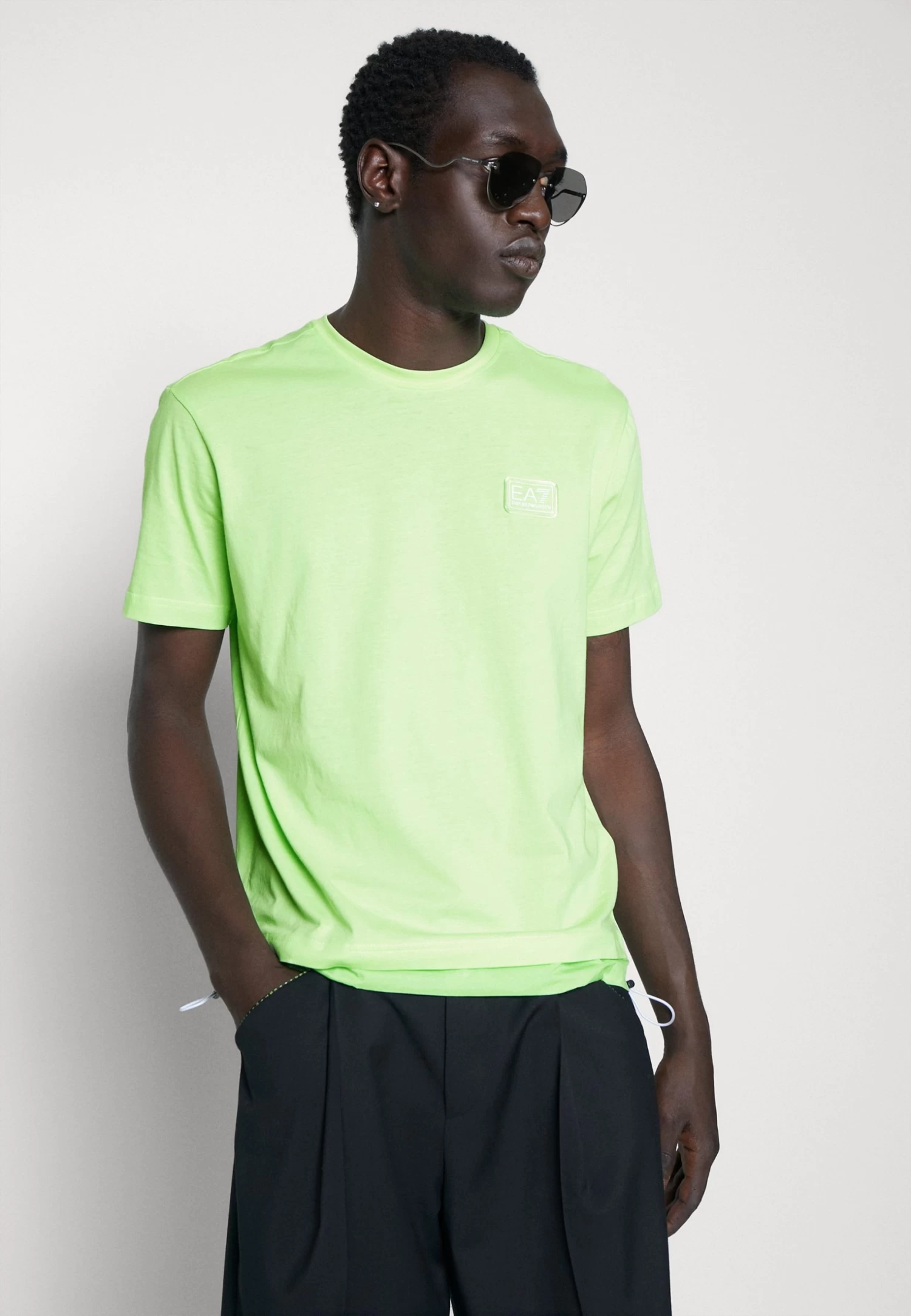 EA7 Emporio Armani Basic T-Shirt - Light Green - Image 4