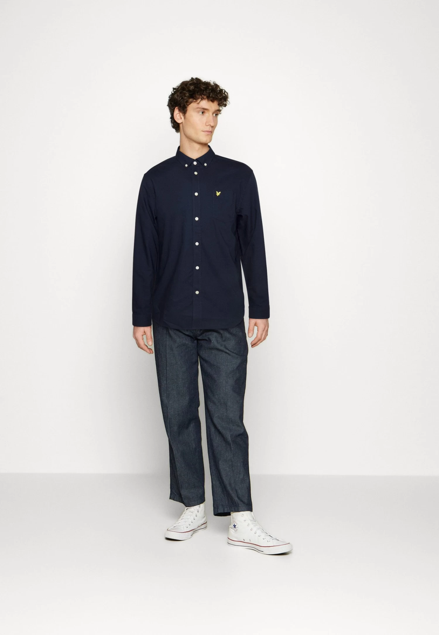 Lyle & Scott Oxford - Shirt - Dark Navy - Image 2