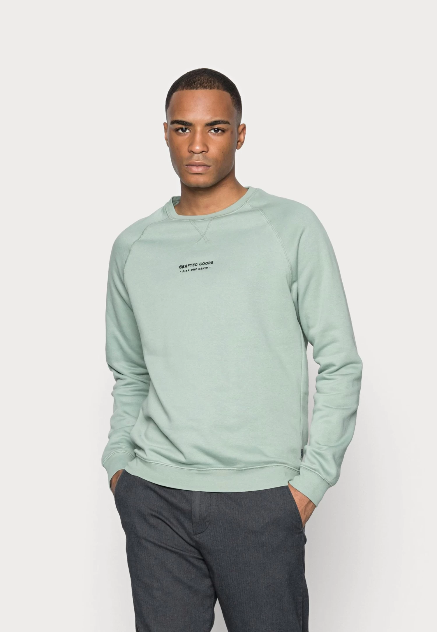 Pier One Crafted Goods Crew - Sweatshirt - Green