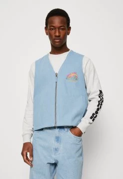 Santa Cruz Vista Reversible Vest - Waistcoat - Stone Wash