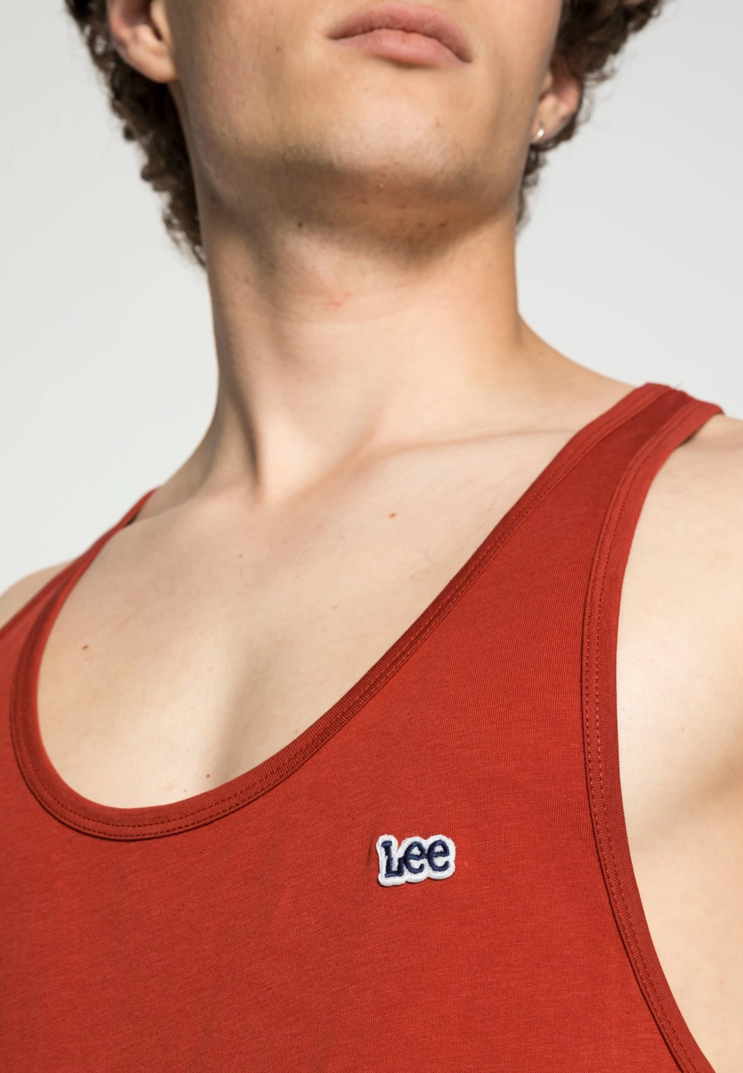 Lee Loose Tank - Top - Burnt Henna - Image 5