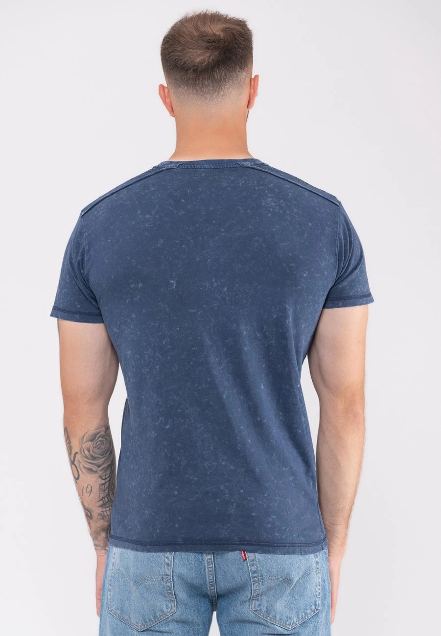 Guns N' Roses Classic Band Logo Snow Wash - Print T-Shirt - Image 3